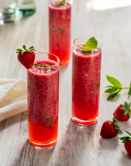 Skinny Strawberry Watermelon Mojito Recipe | Edible Silicon Valley