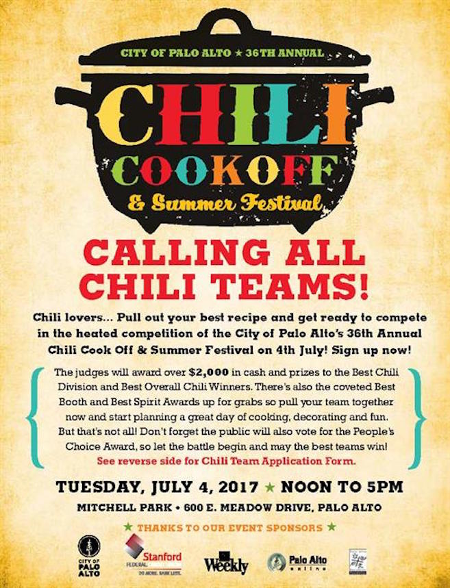 Palo Alto Chili Cook Off & Summer Festival | Edible Silicon Valley