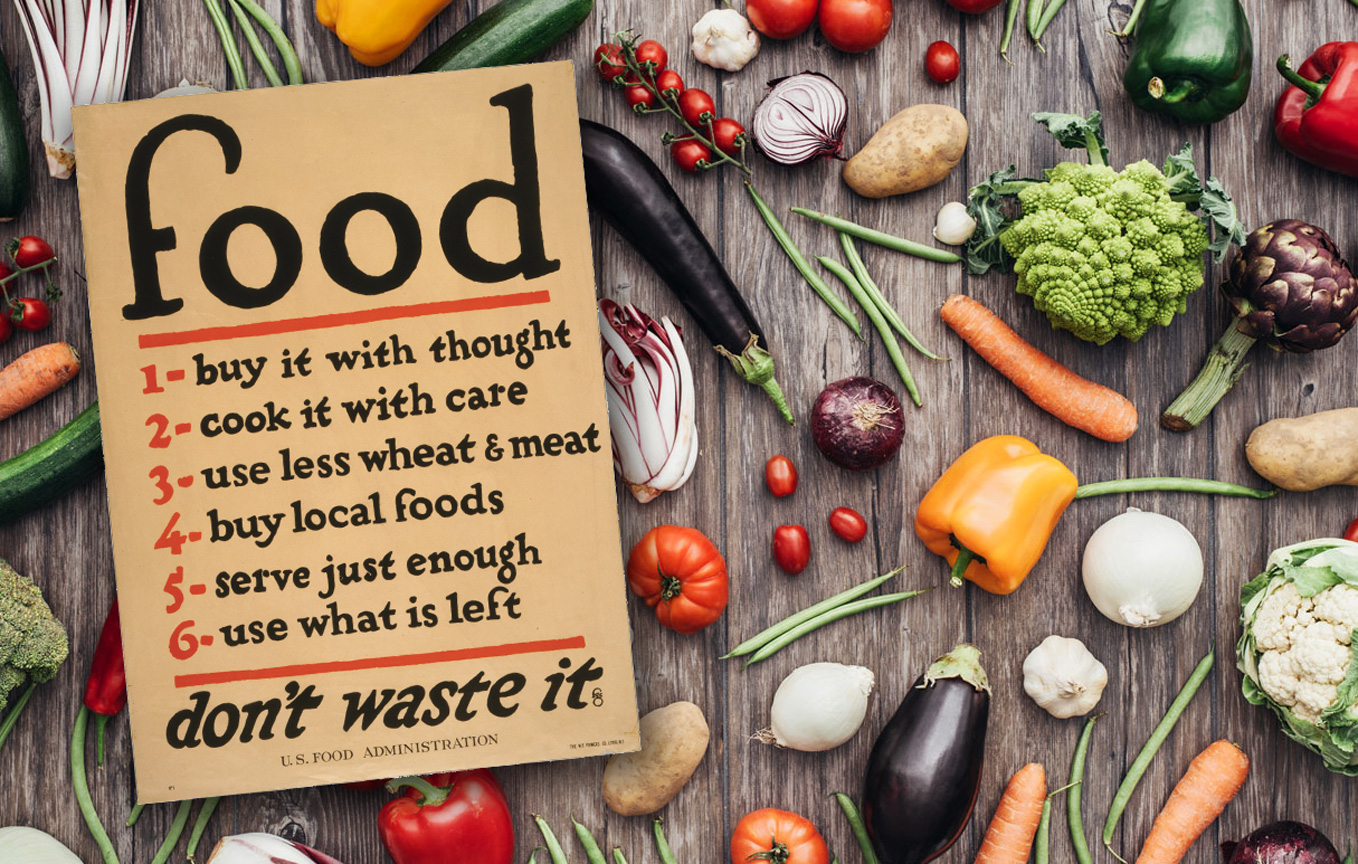 Food : Don't Waste It | Infographic Poster | Edible Silicon Valley