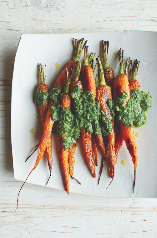 Carrot-Top Pesto | Edible Silicon Valley