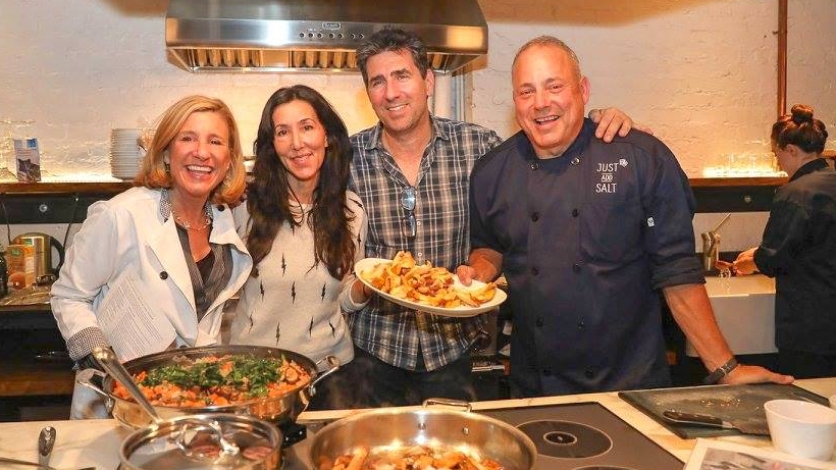 Lynda Marren and Joe Grillo of Just Add Salt, with Urban Remedy Neka Pasquale and Paul Coletta 