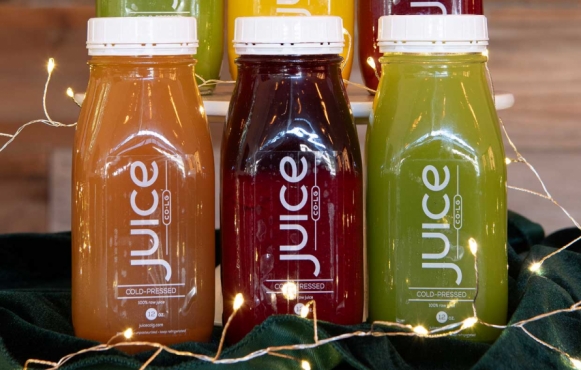 juice co. LG organic cold-pressed juices