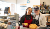 Simone Wesley and Margaret Coles-Wesley, co-owners of Shampa's Pies