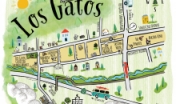 Los Gatos illustration by Gooseberry Designs