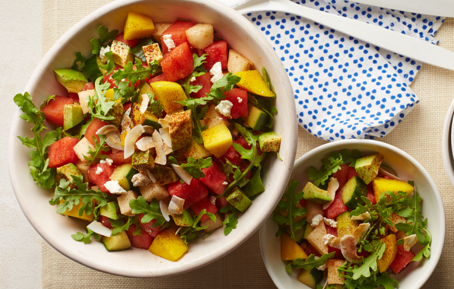 Watermelon, Mango & Feta Salad | Just Add Salt | Edible Silicon Valley