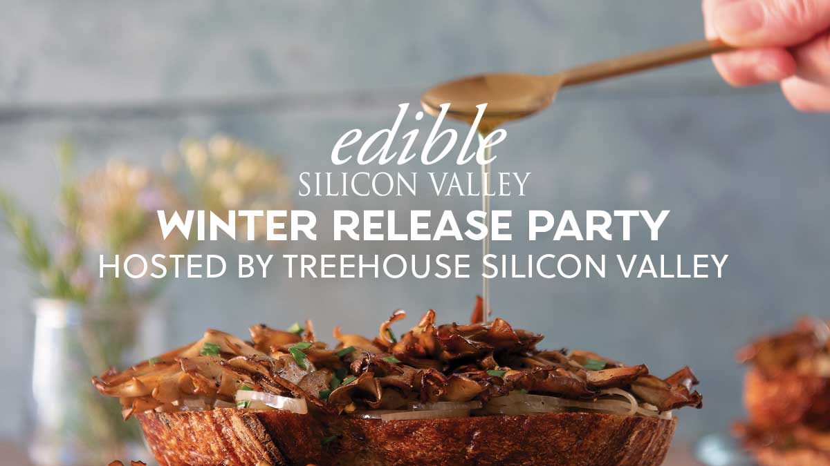 Edible Silicon Valley winter issue release party at Treehouse Silicon Valley's Beer Garden