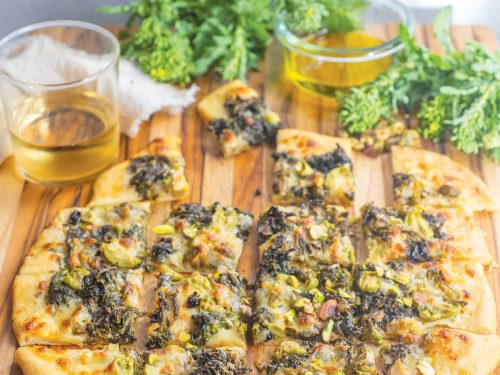 Broccoli Rabe Flatbread Recipe